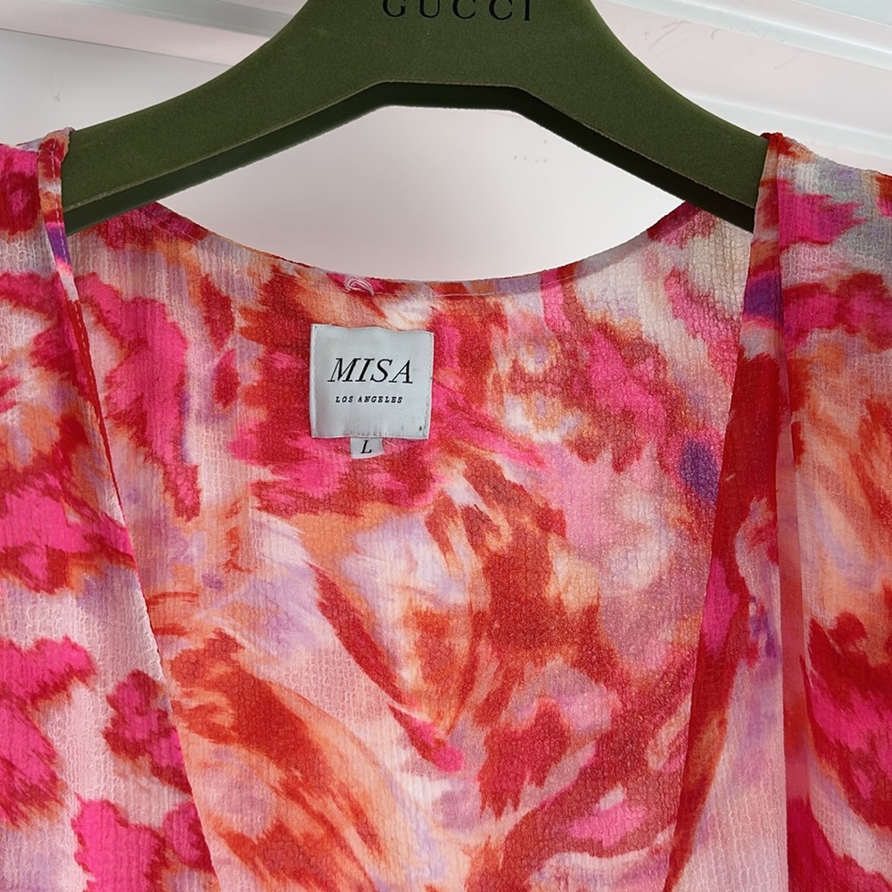 MISA Los Angeles Talitha Robe in Maldive Marble - Picture 7 of 7